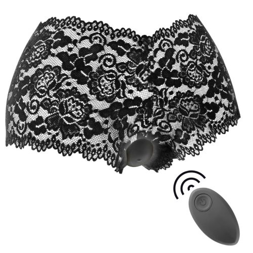 BLACK&SILVER - ZARA távirányítós izgató ingyenes bugyival