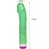 BAILE - 23 cm-es zöld vibrátor a gyönyör hullámaival