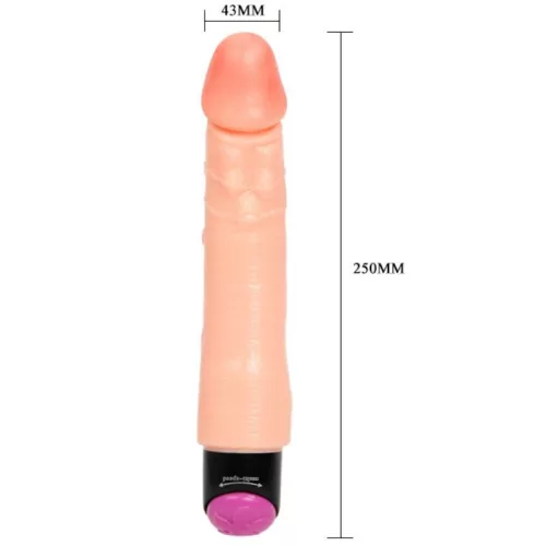BAILE - rugalmas, élethű vibrátor 25 cm hosszan