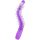 BAILE Flexi Vibe – hajlékony vibráló dildó, lilás 23,5 cm