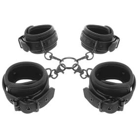   FETISH SUBMISSIVE – bőrkezes kézi-és bokakötöző szett