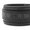 FETISH SUBMISSIVE – vegán bőr kézbilincs, puha béléssel