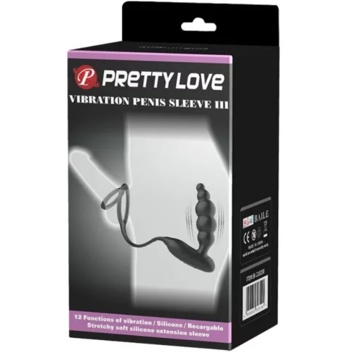 PRETTY LOVE – vibráló péniszgyűrűk kényeztető dugóval