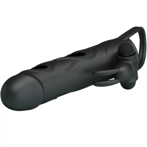 PRETTY LOVE – kiváló minőségű vibráló szilikon borító 14 cm