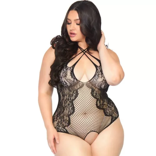 LEG AVENUE – érzéki, nyitott teddytagáru 1X-2X