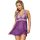 SUBBLIME - fehér virágmintás babydoll S/M