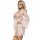 SUBBLIME - csipkés babydoll fehér, S/M méret