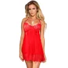 SUBBLIME - Pöttyös babydoll masnival, piros S/M