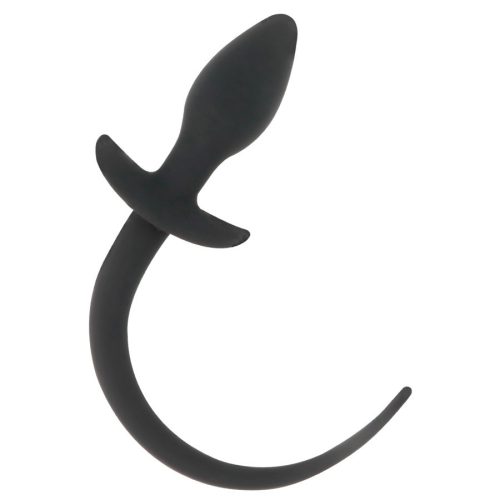 DARKNESS – prémium anális dugó 28 cm fekete szilikonból