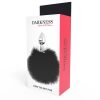 DARKNESS - extra anális dugó farokkal, fekete 7 cm