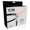 Fetish alárendelő hám - hús színű szilikon 15 cm