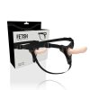 Fetish - prémium csiklóizgató g-pontos harnesz 12,5 cm
