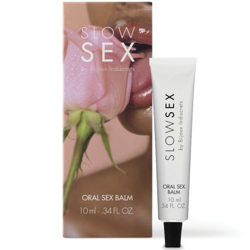 BIJOUX Slow Sex – érzéki ajakbalzsam orális élvezetekhez