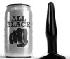ALL BLACK - Prémium fekete anális dugó 11 cm