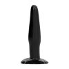 ALL BLACK - Prémium fekete anális dugó 11 cm