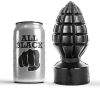 ALL BLACK – 14 cm-es prémium anális plug