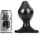 ALL BLACK - prémium anál plug 16,5 cm