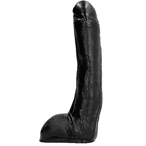 All Black – 29 cm ívelt dildó prémium élményhez