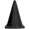 ALL BLACK - háromszögletű anális plug 30 cm
