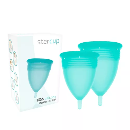STERCUP – prémium szilikon menstruációs kelyhek S+L aquamarine