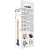 BASECOCK – távirányítós, valósághű vibrátor 21 cm