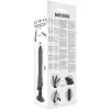 Basecock – realisztikus vibrátor távirányítóval 19,5 cm