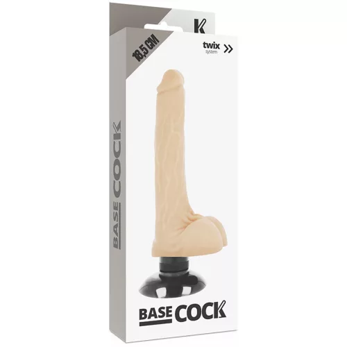 BASECOCK – élethű vibrátor 18,5 cm - intenzív izgatásra