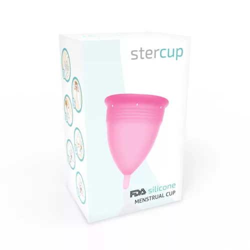 STERCUP – Prémium szilikon menstruációs kupa, S méret, rózsaszín