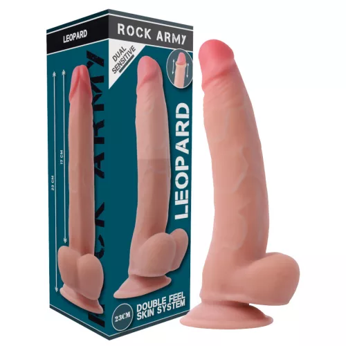 RockArmy - prémium duál sűrűségű vibrátor 23 cm hosszú