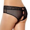 QUEEN LINGERIE - érzéki bugyi hátsó nyitással L/XL