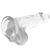 X RAY – átlátszó, 15,5 cm-es, prémium műpénisz golyókkal