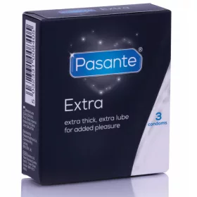 PASANTE - prémium extra vastag óvszer, 3 db