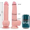 ROCKARMY - rotáló és vibráló realisztikus vibrátor 22 cm