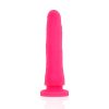 DELTA CLUB - szilikon dildó felcsatolóval 17 cm rózsaszín