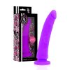 DELTA CLUB - prémium dildó harnessel, lila szilikon 17 cm