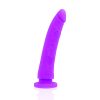 DELTA CLUB - prémium dildó harnessel, lila szilikon 17 cm