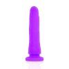 DELTA CLUB - prémium dildó harnessel, lila szilikon 17 cm