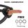 CYBER SILICOCK – 15,5 cm-es strap-on pénisz 3 gyűrűvel