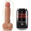 CYBER SILICOCK – 15,5 cm-es strap-on pénisz 3 gyűrűvel