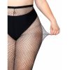 Leg Avenue – plus size harisnya, érzéki halszálka mintával