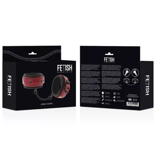 Fetish Submissive - vegán bőr kézi és bokakötöző