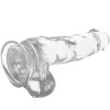 X RAY - áttetsző, 18,5 cm-es péniszgyűrű és dildó