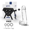 X RAY – áttetsző pénisz és heregép 20 cm hosszú