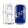 X RAY - Prémium átlátszó péniszharang 12 cm hosszú