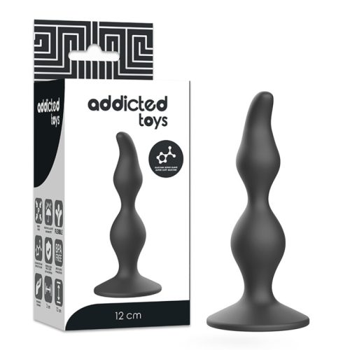 ADDICTED TOYS - 12 cm-es fekete anális izgató