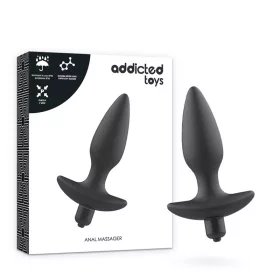 ADDICTED TOYS – rezgő anális masszírozó dugó fekete