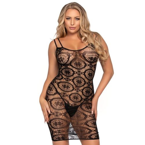 Leg Avenue - Horgolt mini ruha egy méretben