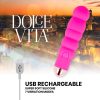 DOLCE VITA – újratölthető vibrátor 7 sebességgel, rózsaszín