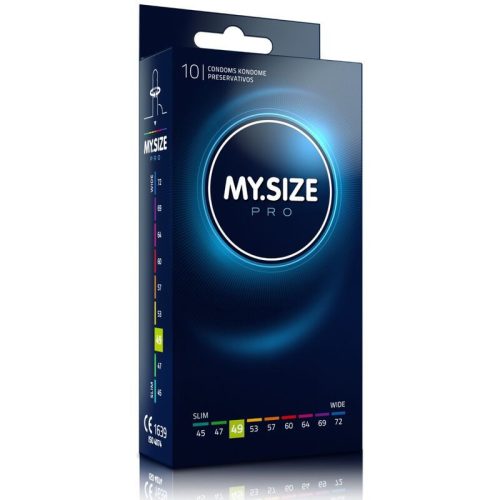 MY SIZE – prémium 49 mm-es óvszer, 10 db