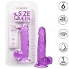 CALEXOTICS - prémium méretű dildó, 15,3 cm, lila